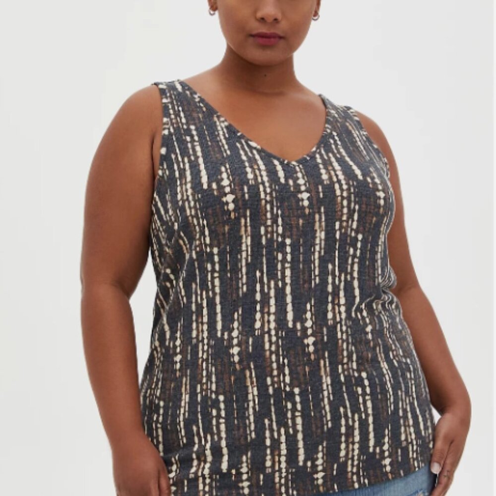 Torrid Ocean Tye-Dye Sleeveless Tank Top - 2X NWT